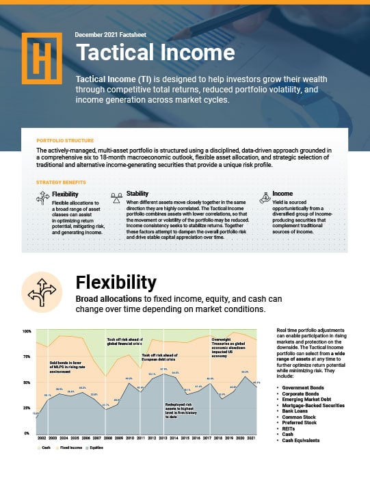 Tactical Income Factsheet